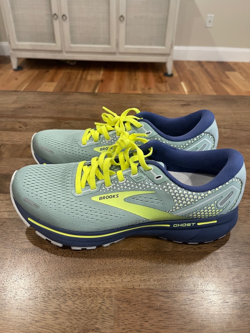 Brooks Women’s Running Shoes in Teal and Neon Yellow
